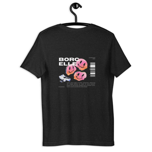 BORC ELLE Print Black T-Shirt