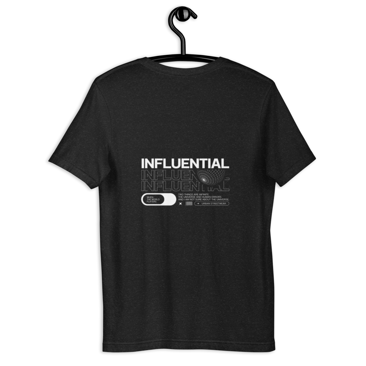 Influence black T-shirt