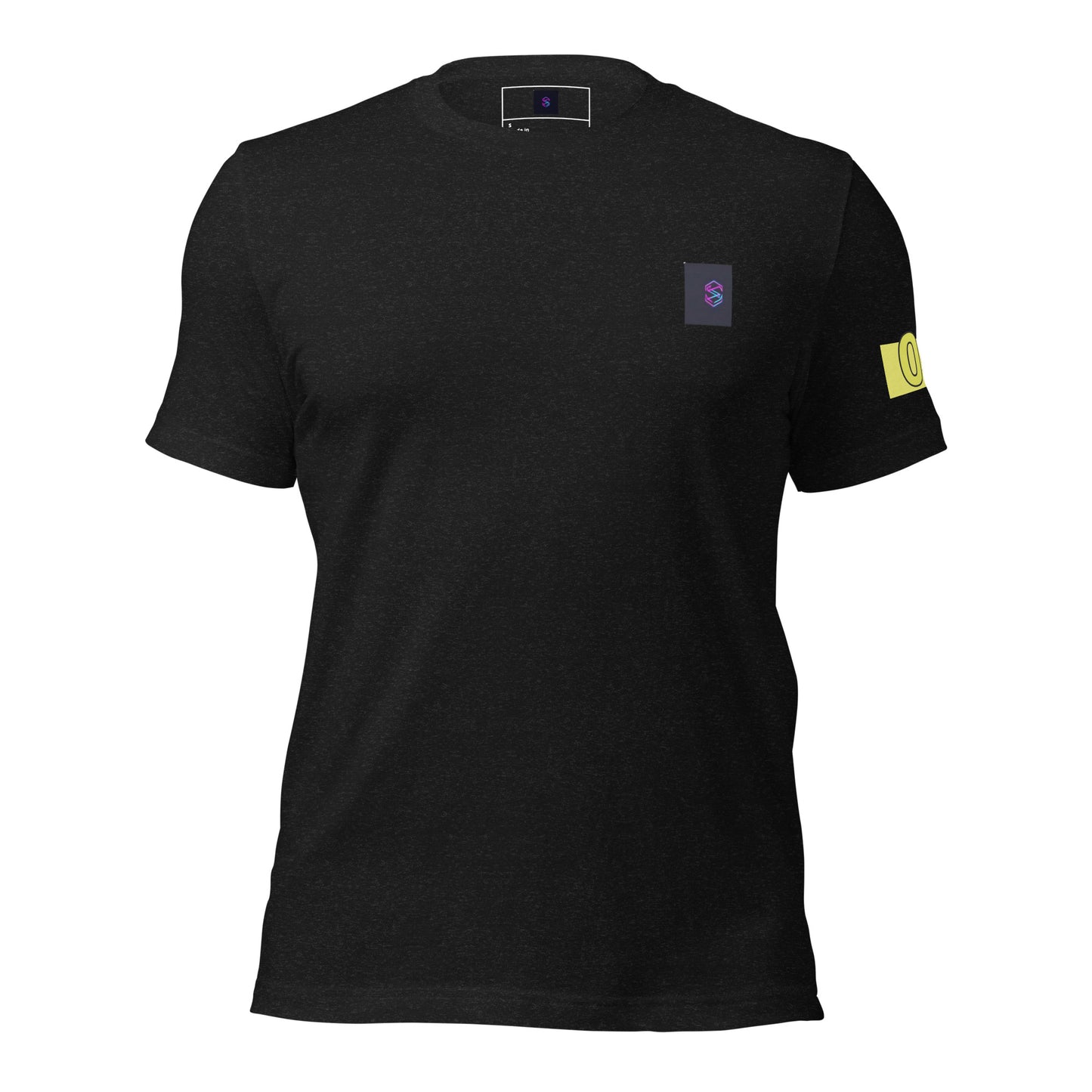 BORCELLE Unisex Black T-Shirt