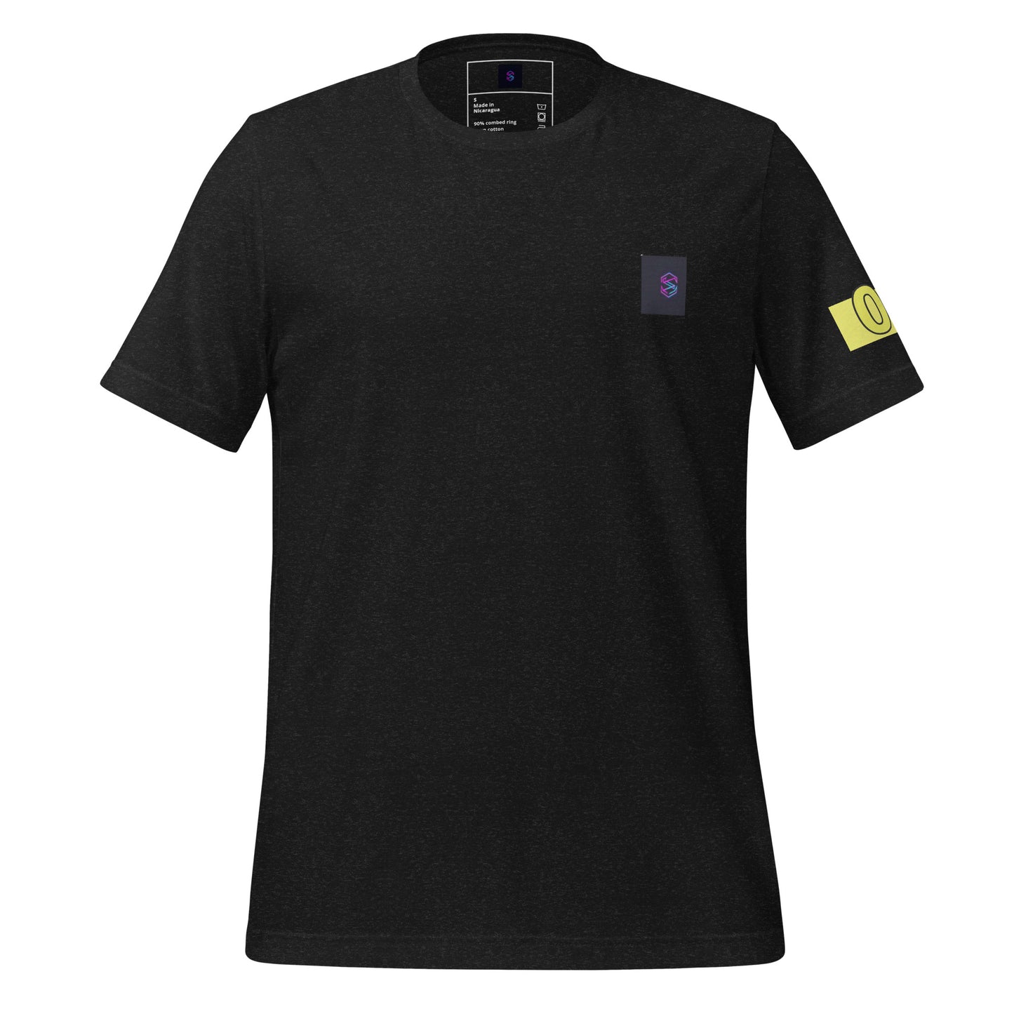 BORCELLE Unisex Black T-Shirt