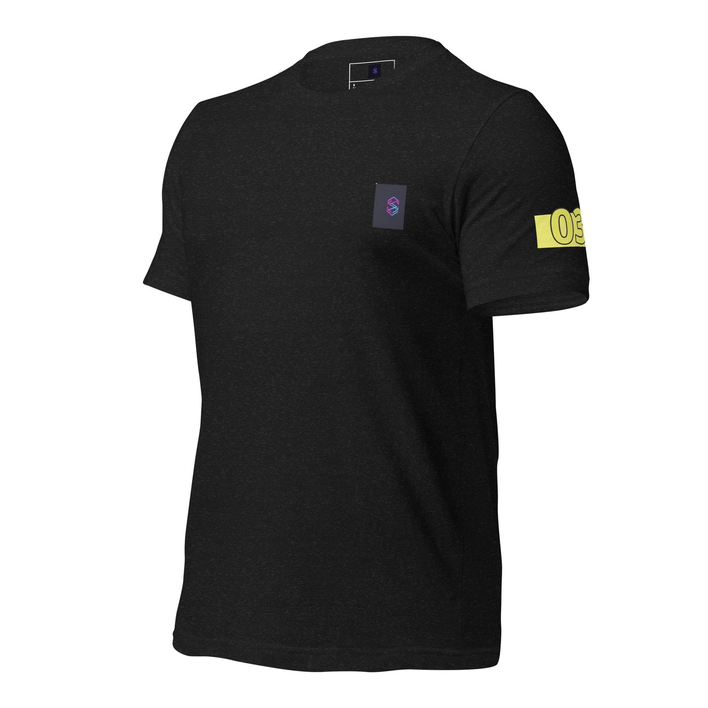 BORCELLE Unisex Black T-Shirt